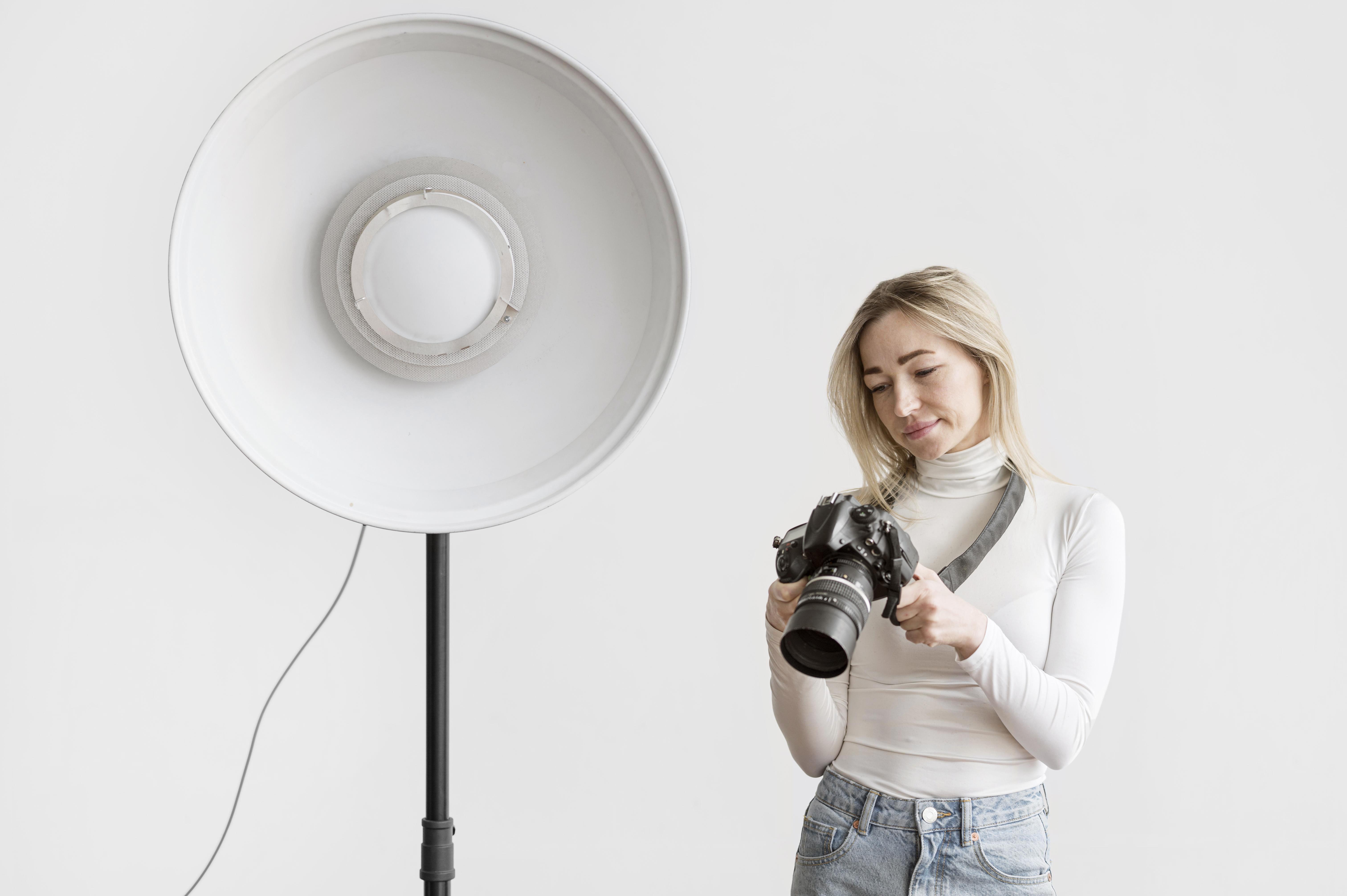 Ilustrasi seorang fotografer